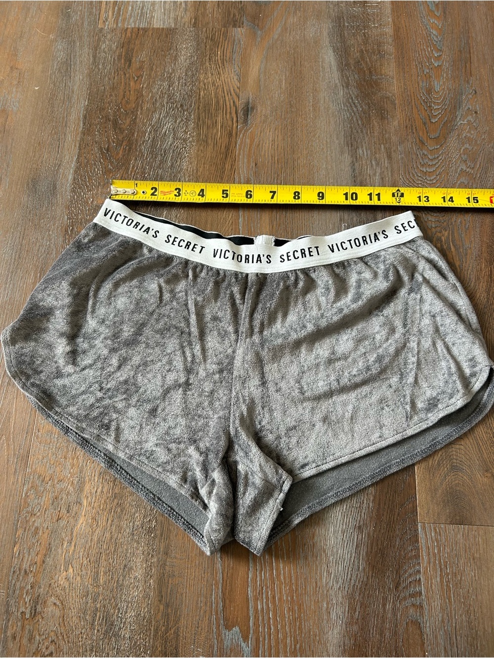 Victoria's Secret Gray & Black Logo Lounge Shorts